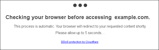 Cloudflare JavaScript Challege